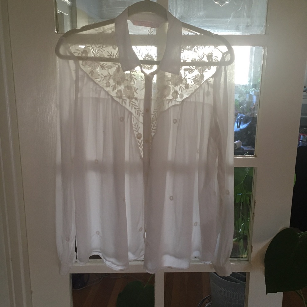 Zara boho button-up